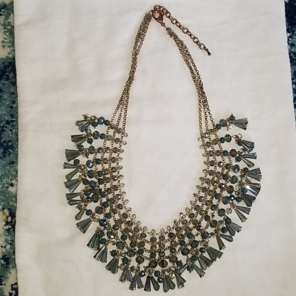 Beaded Statement Necklace - image 3